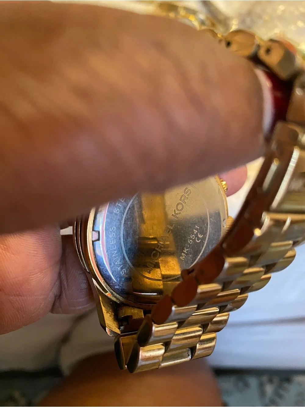 Fossil Gold-tone Men's Watch and Fossil Silver-tone Women's Watch with Pink Dial